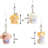 Móc khóa chó hoạt hình kawaii lấp lánh, dây buộc điện thoại mini, giá ưu đãi 28.600₫ 2
