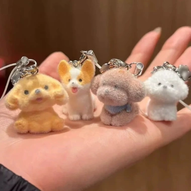 Móc khóa chó hoạt hình kawaii lấp lánh, dây buộc điện thoại mini, giá ưu đãi 28.600₫ 3 Móc khóa chó hoạt hình kawaii lấp lánh, dây buộc điện thoại mini, giá ưu đãi 28.600₫ 3