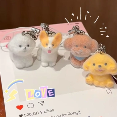 Móc khóa chó hoạt hình kawaii lấp lánh, dây buộc điện thoại mini, giá ưu đãi 28.600₫ 5 Móc khóa chó hoạt hình kawaii lấp lánh, dây buộc điện thoại mini, giá ưu đãi 28.600₫ 5