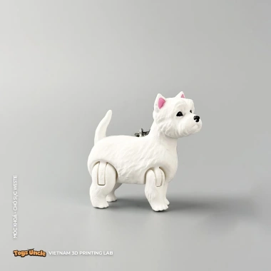Móc Khoá Chó Westie Động 3D Lúc Lắc Mô Hình Khớp Động Giá ưu đãi 129.600 VND 7 Móc Khoá Chó Westie Động 3D Lúc Lắc Mô Hình Khớp Động Giá ưu đãi 129.600 VND 7