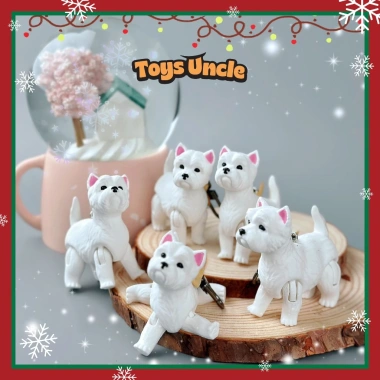 Móc Khoá Chó Westie Động 3D Lúc Lắc Mô Hình Khớp Động Giá ưu đãi 129.600 VND