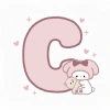 Móc khoá chữ cái My Melody siêu đáng yêu – Giá chỉ 11.900₫, giảm từ 14.280₫ 5