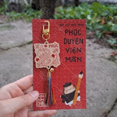 Móc khóa chữ gỗ linh vật may mắn Tết 2.026 - Giá chỉ 75.000 nhanhimnau