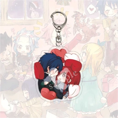 Móc khoá Classic Anime Fairy Tail Cute Q Version Natsu Lucy Heartfilia - Phụ kiện trang trí balo, túi xách giá 14.500đ 6