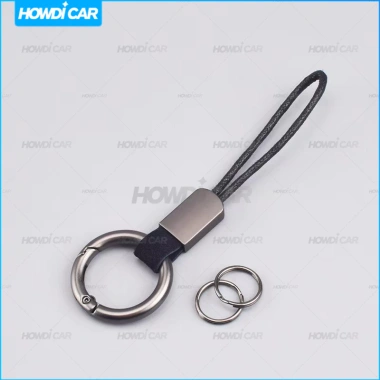 Móc khóa da dây buộc đơn giản - Giá đỡ chìa khóa ô tô Ford, giảm còn 49.674₫