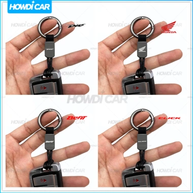 Móc khóa da đơn giản cho Honda, ô tô & xe máy - Giá chỉ 49.674 VND