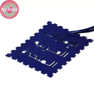 Móc khóa da N2HAO chữ Ả Rập, mặt dây chuyền thời trang túi chìa khóa, quyến rũ 14