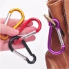 Móc khóa đa năng Carabiner D hợp kim nhôm - Màu ngẫu nhiên, đa màu, thích hợp du lịch, giảm giá 9.000₫ 6