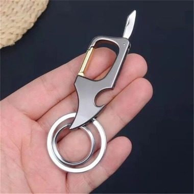 Móc Khóa Đa Năng Gập Lại Kèm Dao Mini Khui Nắp Chai Dùng Cho Nam Giá 36.947₫