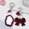 Móc Khóa Đa Năng Trái Tim Đỏ Nơ Quyến Rũ - Phụ Kiện Điện Thoại Thời Trang Bapa Quà Tặng Đẹp