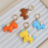 Móc khóa da ngựa dễ thương, hoạt hình động vật, thời trang, 47.216₫ 2