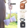 Móc khóa da UUMIR - Túi PU đa năng, giá đỡ khăn, kẹp mũ du lịch, dây đeo tháo rời, 59.616₫