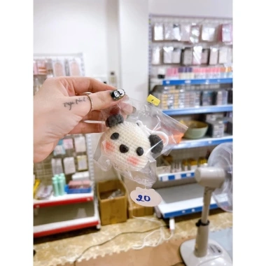Móc khóa đầu gấu trúc - Thiết kế dễ thương, giá ưu đãi 20.000₫ chỉ 24.400₫