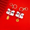 Móc khóa Đầu Lân mạ vàng 24k - Quà Tết 2.026 may mắn tài lộc, chỉ 300.000đ 7