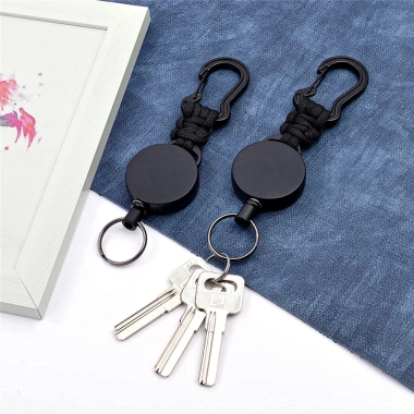 Móc Khóa Dây Rút ABS Kim Loại Gắn Thẻ ID Thu Gọn - Giá Ưu Đãi 89.627₫ 3