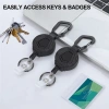 Móc Khóa Dây Rút ABS Kim Loại Gắn Thẻ ID Thu Gọn - Giá Ưu Đãi 89.627₫ 4