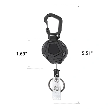 Móc Khóa Dây Rút ABS Kim Loại Gắn Thẻ ID Thu Gọn - Giá Ưu Đãi 89.627₫ 10