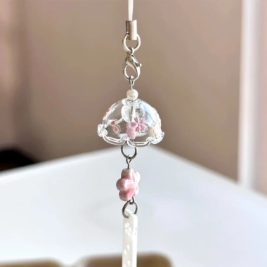 Móc Khóa Điện Thoại Hoa Anh Đào Thanh Lịch Xuân – Phụ Kiện Nữ Quyến Rũ 5