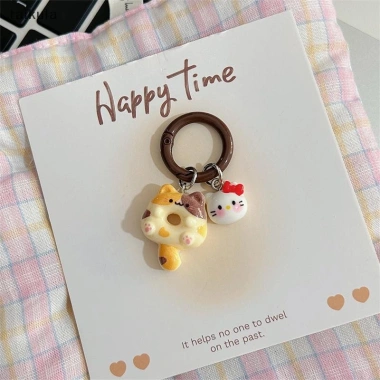Móc khóa Donut hoạt hình dễ thương cho nữ - thời trang, ngộ nghĩnh, chỉ 28.600₫ 12 Móc khóa Donut hoạt hình dễ thương cho nữ - thời trang, ngộ nghĩnh, chỉ 28.600₫ 12