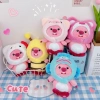 Móc khoá gấu bông hải ly Loopy, Mũ Gấu Dâu Lotso, thỏ, chó xinh xắn - giá ưu đãi 35k 2