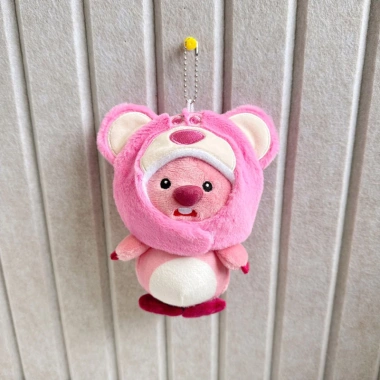 Móc khoá gấu bông hải ly Loopy, Mũ Gấu Dâu Lotso, thỏ, chó xinh xắn - giá ưu đãi 35k 8