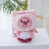 Móc khoá gấu bông hải ly Loopy, Mũ Gấu Dâu Lotso, thỏ, chó xinh xắn - giá ưu đãi 35k 10