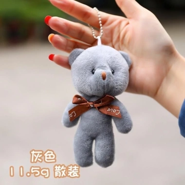Móc khóa gấu bông kute - Quà tặng bạn gái hot, bán chạy nhất, chỉ 8.500₫ 7