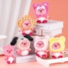 Móc khoá gấu bông Loopy, Gấu Dâu, Melody, Kuromi 12-15cm - Giá chỉ 32.000đ 4