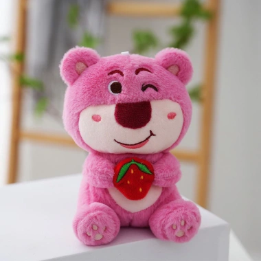 Móc khoá gấu bông Loopy, Gấu Dâu, Melody, Kuromi 12-15cm - Giá chỉ 32.000đ