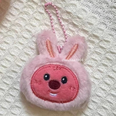 Móc khóa gấu bông Loopy hình hải ly dễ thương - Dùng cho cặp sách, balo, giá 17.5k 6