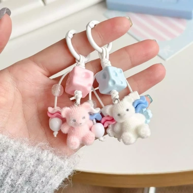 Móc khóa gấu nâu lông tơ fuzzy pom-pom - Đáng yêu, sang trọng, ô tô, giảm giá 53.810 VND 4 Móc khóa gấu nâu lông tơ fuzzy pom-pom - Đáng yêu, sang trọng, ô tô, giảm giá 53.810 VND 4