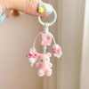 Móc khóa gấu nâu lông tơ fuzzy pom-pom - Đáng yêu, sang trọng, ô tô, giảm giá 53.810 VND 7
