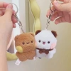 Móc khóa gấu trúc - Mặt dây chuyền Bubu và Yier từ tính cho cặp đôi, giá 43.890 VND 2