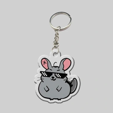 Móc khóa GeminiFourth mica sang trọng Trang trí nội thất giá chỉ 18.500 VND