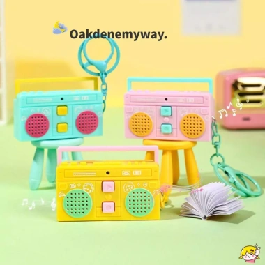 Móc khóa ghi âm OAKDENEMYWAY - Macaron nhựa sáng tạo, máy ghi âm tinh tế, giá 58.190₫