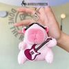 Móc Khóa Guitar Capybara Dễ Thương - Trang Trí Ba Lô, Búp Bê - Quà Tặng VN 2