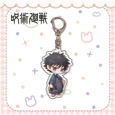Móc Khóa Hai Mặt Acrylic Jujutsu Kaisen Gojo Satoru Itadori Yuji Dễ Thương 8.000đ 10