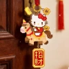 Móc khoá hạt Perler Kitty và Stitch lá bưởi - Chỉ 55.000đ, giảm 15.000đ