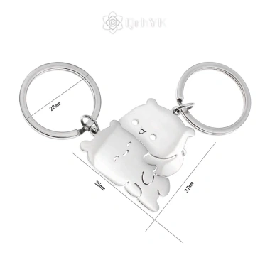 Móc Khóa Hình Gấu Dễ Thương Qr 1 Cặp - Giá chỉ 26.400đ, Mới, Giá ưu đãi