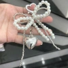 Móc khóa hình nơ ngọc trai handmade, gắn túi xách thời trang, giá chỉ 45.000 VNĐ 2