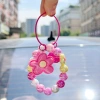 Móc khóa hoa hạt màu sắc - Phụ kiện ô tô thời trang, dễ dàng mang theo, giá ưu đãi 37.290₫