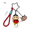 Móc khóa hoạt hình Crayon Shin-Chan - Mặt dây chuyền siêu nhân bóng chày Anime, ưu đãi 86.900 VND 8