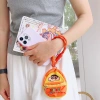 Móc khóa hoạt hình màu sắc - Ví tiền xu, dây buộc chống mất, giao nhanh 2