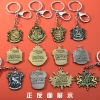 Móc khóa Hogwarts Slytherin - Huy hiệu Harry Potter, chuỗi mặt dây chuyền YVWR, chỉ 120.024 VND 5