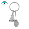 Móc Khóa Hợp Kim Leipupa Hình Vợt và Quả Cầu Lông Mini Thiết Kế Độc Đáo, Bền Bỉ, Giá Ưu Đãi