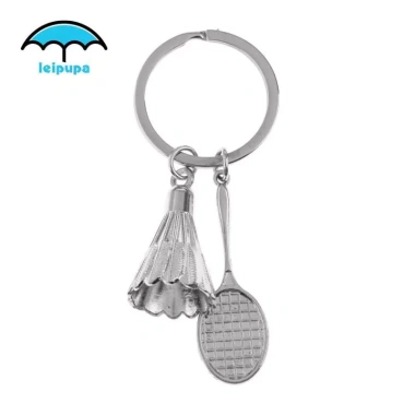 Móc Khóa Hợp Kim Leipupa Hình Vợt và Quả Cầu Lông Mini Thiết Kế Độc Đáo, Bền Bỉ, Giá Ưu Đãi
