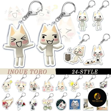 Móc khóa Inoue Toro CUTE Cat Cartoon Game a01 - Phụ kiện trang trí túi xách và balo, giá chỉ 14.500 VND