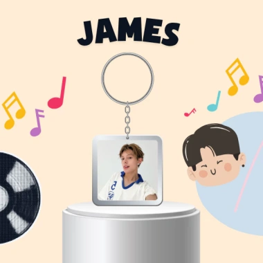 Móc khóa James CORTIS - Keyring thời trang, giảm giá 16.900 VND, chất liệu bền