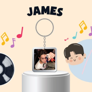 Móc khóa James CORTIS - Keyring thời trang, giảm giá 16.900 VND, chất liệu bền