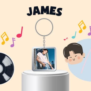 Móc khóa James CORTIS - Keyring thời trang, giảm giá 16.900 VND, chất liệu bền